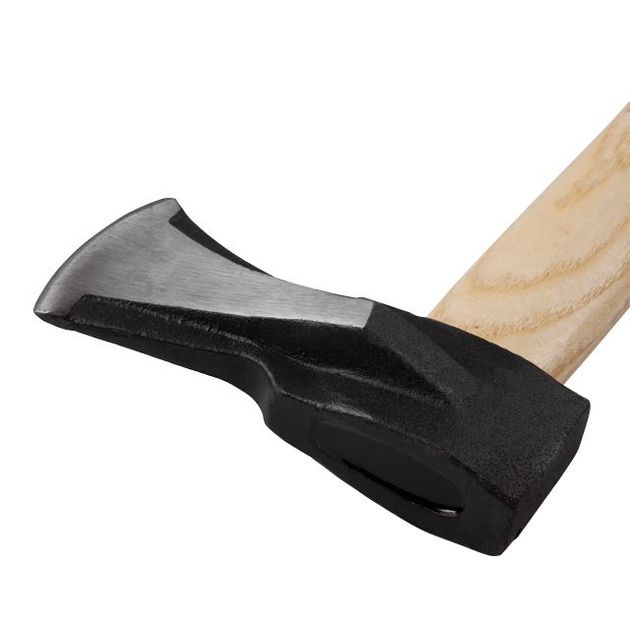 Колун кований 2000 г, дерев'яна ручка INTERTOOL HT-0272, фото , зображення 3 | SNABZHENIE.com.ua Колун кований 2000 г, дерев'яна ручка INTERTOOL HT-0272, фото , зображення 3 | SNABZHENIE.com.ua