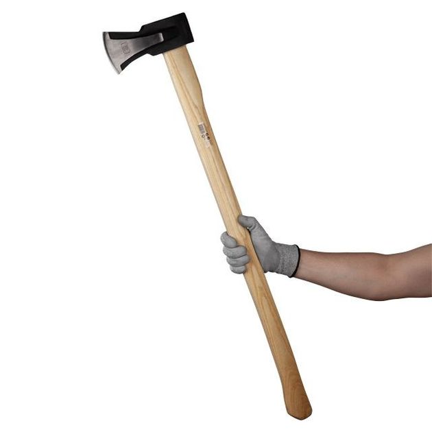 Колун кований 2000 г, дерев'яна ручка INTERTOOL HT-0272, фото , зображення 5 | SNABZHENIE.com.ua Колун кований 2000 г, дерев'яна ручка INTERTOOL HT-0272, фото , зображення 5 | SNABZHENIE.com.ua