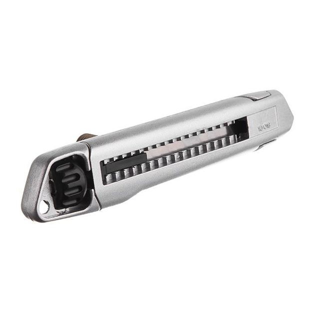 Нож сегментный 18мм, металлический, усиленный, INTERTOOL HT-0512, фото , изображение 3 | SNABZHENIE.com.ua Нож сегментный 18мм, металлический, усиленный, INTERTOOL HT-0512, фото , изображение 3 | SNABZHENIE.com.ua