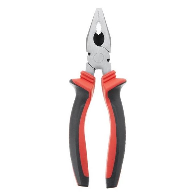 Плоскогубці 180 мм, 40CrV, фосфатовані, поліровані. INTERTOOL NT-0118, фото , зображення 4 | SNABZHENIE.com.ua