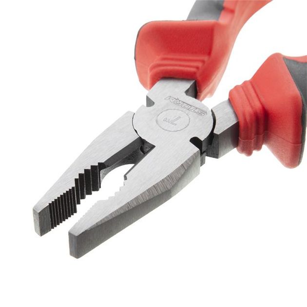 Плоскогубці 180 мм, 40CrV, фосфатовані, поліровані. INTERTOOL NT-0118, фото , зображення 5 | SNABZHENIE.com.ua