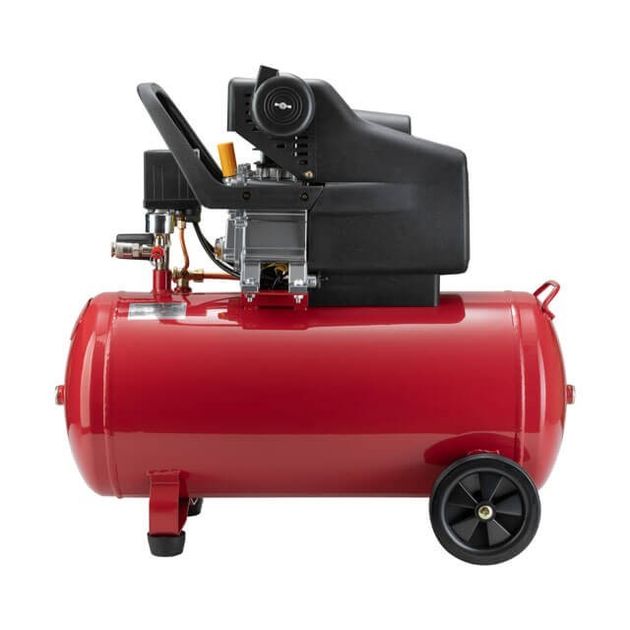 Компресор 50 л, 1.5 кВт, 220 В, 8 атм, 206 л/мин. INTERTOOL PT-0003, фото , зображення 3 | SNABZHENIE.com.ua