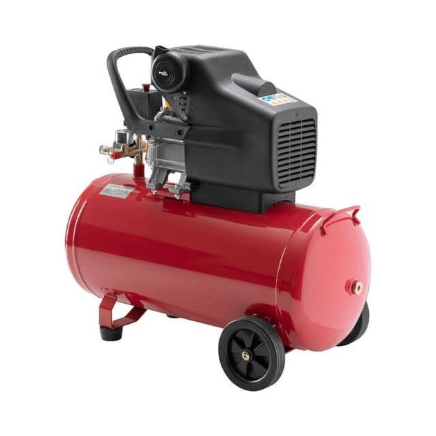 Компресор 50 л, 1.5 кВт, 220 В, 8 атм, 206 л/мин. INTERTOOL PT-0003, фото , зображення 4 | SNABZHENIE.com.ua