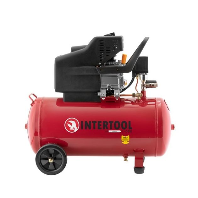Компрессор INTERTOOL PT-0003, 50 л, 1.5 кВт, 220 В, 8 атм, 206 л/мин, фото  | SNABZHENIE.com.ua