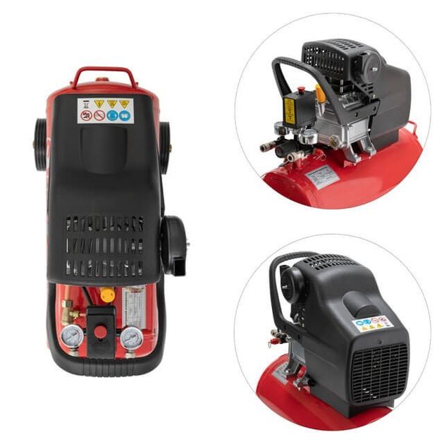 Компресор 24 л, 1.5 кВт, 220 В, 8 атм, 206 л/хв. INTERTOOL PT-0009, фото , зображення 7 | SNABZHENIE.com.ua Компресор 24 л, 1.5 кВт, 220 В, 8 атм, 206 л/хв. INTERTOOL PT-0009, фото , зображення 7 | SNABZHENIE.com.ua