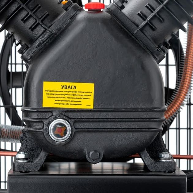 Компрессор STORM INTERTOOL PT-0014, 100 л, 3 кВт, 10 атм, 500 л/мин, фото , изображение 8 | SNABZHENIE.com.ua