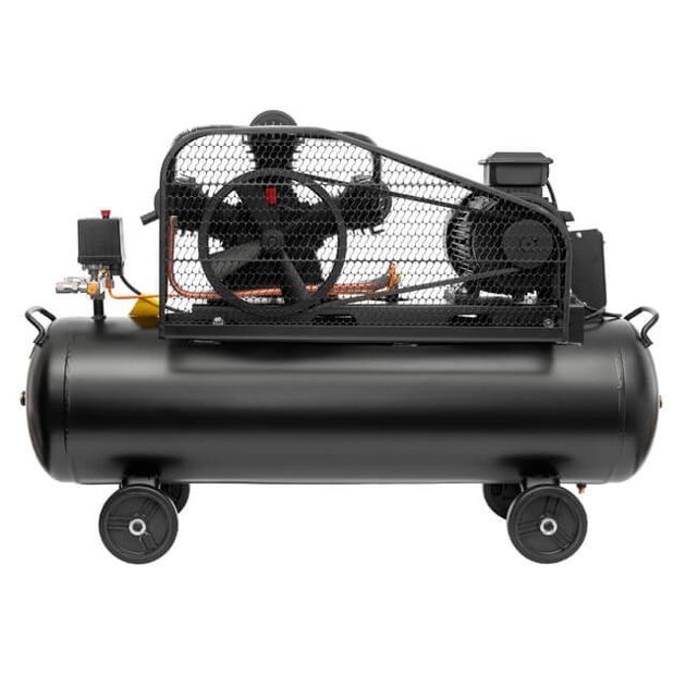 Компресор 100 л, 4 кВт, 380 В, 10 атм, 600 л/хв. 3 циліндри STORM INTERTOOL PT-0036, фото , зображення 3 | SNABZHENIE.com.ua Компресор 100 л, 4 кВт, 380 В, 10 атм, 600 л/хв. 3 циліндри STORM INTERTOOL PT-0036, фото , зображення 3 | SNABZHENIE.com.ua