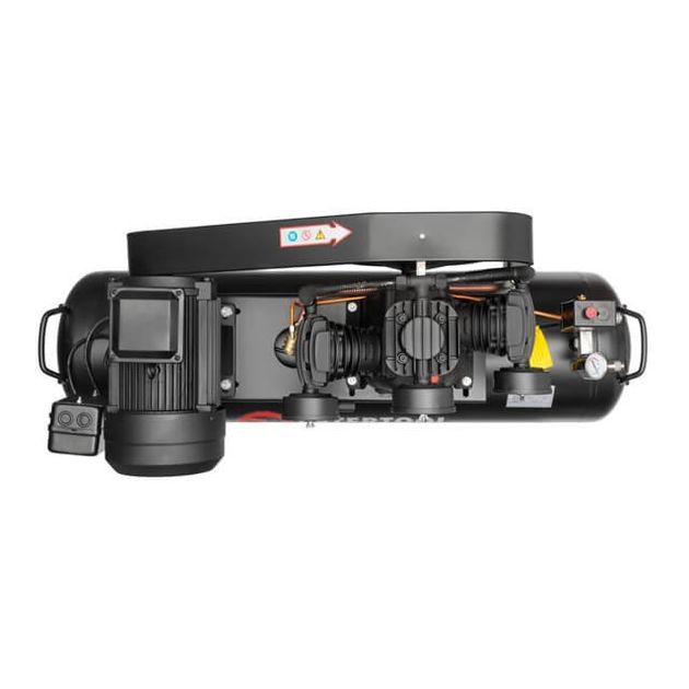 Компресор 100 л, 4 кВт, 380 В, 10 атм, 600 л/хв. 3 циліндри STORM INTERTOOL PT-0036, фото , зображення 8 | SNABZHENIE.com.ua Компресор 100 л, 4 кВт, 380 В, 10 атм, 600 л/хв. 3 циліндри STORM INTERTOOL PT-0036, фото , зображення 8 | SNABZHENIE.com.ua