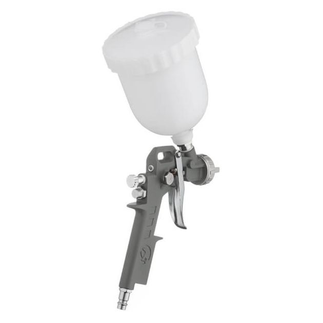 Краскопульт пневматичний HP, форсунка 1.5мм, верхній пластиковий бачок 600мл, 5bar INTERTOOL PT-0204, фото , зображення 5 | SNABZHENIE.com.ua Краскопульт пневматичний HP, форсунка 1.5мм, верхній пластиковий бачок 600мл, 5bar INTERTOOL PT-0204, фото , зображення 5 | SNABZHENIE.com.ua