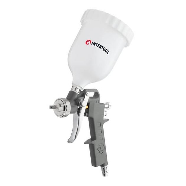 Краскопульт пневматический HP, 1.5мм, бачок 600мл, 5bar INTERTOOL, фото  | SNABZHENIE.com.ua