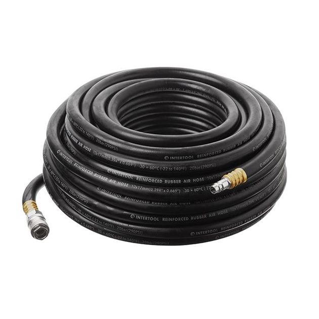 Шланг резиновый армированный 20 атм, 10*17 мм, 20 м, STORM INTERTOOL, фото , изображение 3 | SNABZHENIE.com.ua