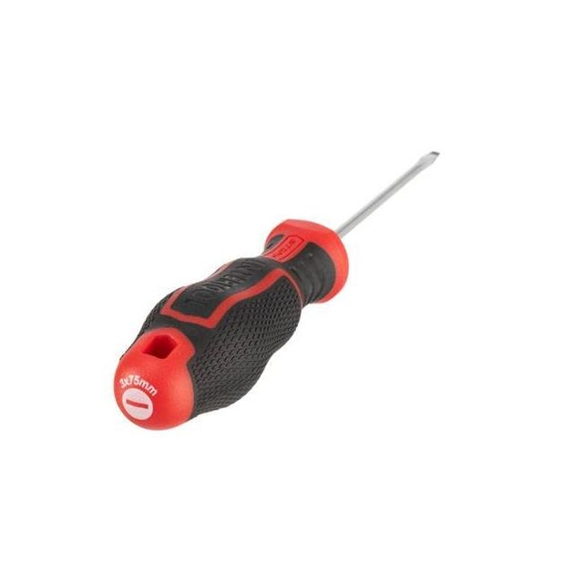 Отвертка шлицевая SL3.0*75 мм, S2, STORM INTERTOOL VT-3401, фото , изображение 2 | SNABZHENIE.com.ua Отвертка шлицевая SL3.0*75 мм, S2, STORM INTERTOOL VT-3401, фото , изображение 2 | SNABZHENIE.com.ua