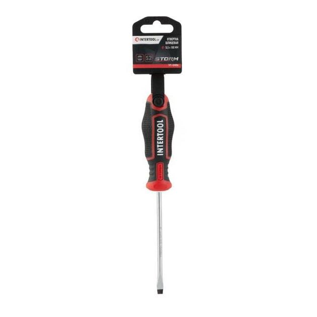Отвертка SL5.0*100 мм, S2, STORM INTERTOOL VT-3406, фото , изображение 5 | SNABZHENIE.com.ua Отвертка SL5.0*100 мм, S2, STORM INTERTOOL VT-3406, фото , изображение 5 | SNABZHENIE.com.ua