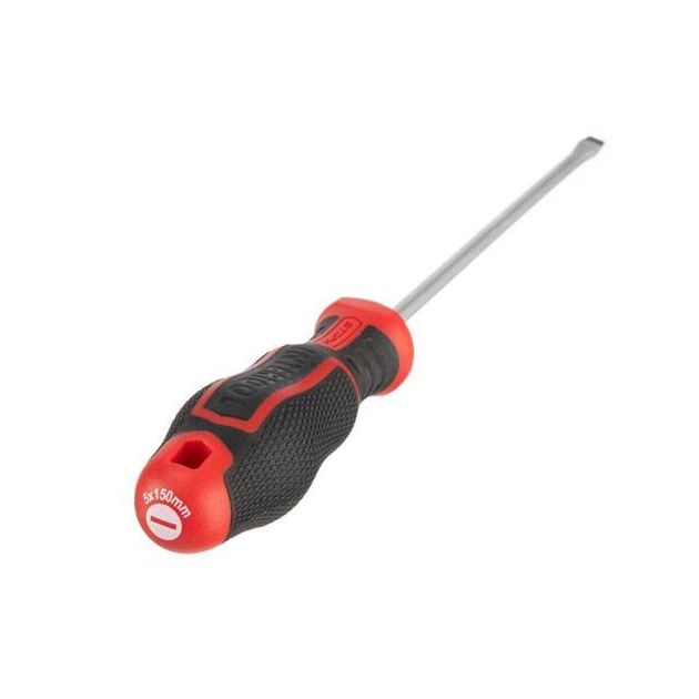 Шлицевая отвертка SL5.0*150 мм S2 STORM INTERTOOL VT-3408, фото , изображение 2 | SNABZHENIE.com.ua Шлицевая отвертка SL5.0*150 мм S2 STORM INTERTOOL VT-3408, фото , изображение 2 | SNABZHENIE.com.ua