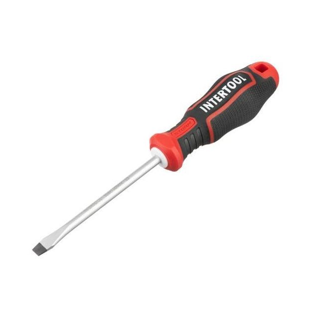 Отвертка шлицева SL6.0*100 мм, S2, STORM INTERTOOL VT-3410, фото  | SNABZHENIE.com.ua