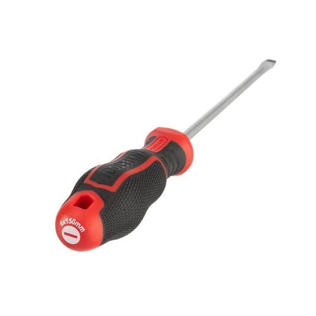 Отвертка шлицевая SL6.0*150 мм, S2, STORM INTERTOOL VT-3411, фото , изображение 2 | SNABZHENIE.com.ua Отвертка шлицевая SL6.0*150 мм, S2, STORM INTERTOOL VT-3411, фото , изображение 2 | SNABZHENIE.com.ua