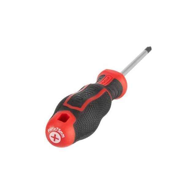 Отвертка крестовая PH1*75 мм, S2, INTERTOOL VT-3415, фото , изображение 2 | SNABZHENIE.com.ua Отвертка крестовая PH1*75 мм, S2, INTERTOOL VT-3415, фото , изображение 2 | SNABZHENIE.com.ua