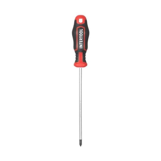 Отвертка крестовая PH1 150 мм, S2, INTERTOOL VT-3418, фото , изображение 3 | SNABZHENIE.com.ua Отвертка крестовая PH1 150 мм, S2, INTERTOOL VT-3418, фото , изображение 3 | SNABZHENIE.com.ua