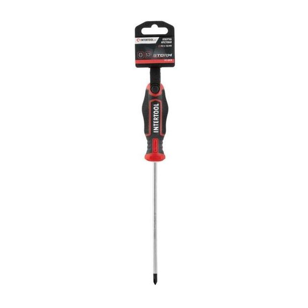 Отвертка крестовая PH1 150 мм, S2, INTERTOOL VT-3418, фото , изображение 5 | SNABZHENIE.com.ua Отвертка крестовая PH1 150 мм, S2, INTERTOOL VT-3418, фото , изображение 5 | SNABZHENIE.com.ua