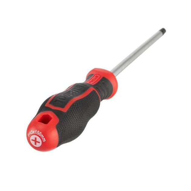 Отвертка крестовая PH3 150 мм, S2, INTERTOOL VT-3424, фото , изображение 2 | SNABZHENIE.com.ua Отвертка крестовая PH3 150 мм, S2, INTERTOOL VT-3424, фото , изображение 2 | SNABZHENIE.com.ua
