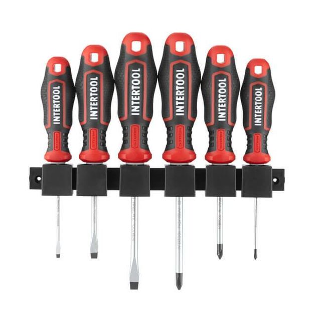 Набор отверток 6 шт (SL, PH), STORM INTERTOOL VT-3436, фото , изображение 2 | SNABZHENIE.com.ua Набор отверток 6 шт (SL, PH), STORM INTERTOOL VT-3436, фото , изображение 2 | SNABZHENIE.com.ua