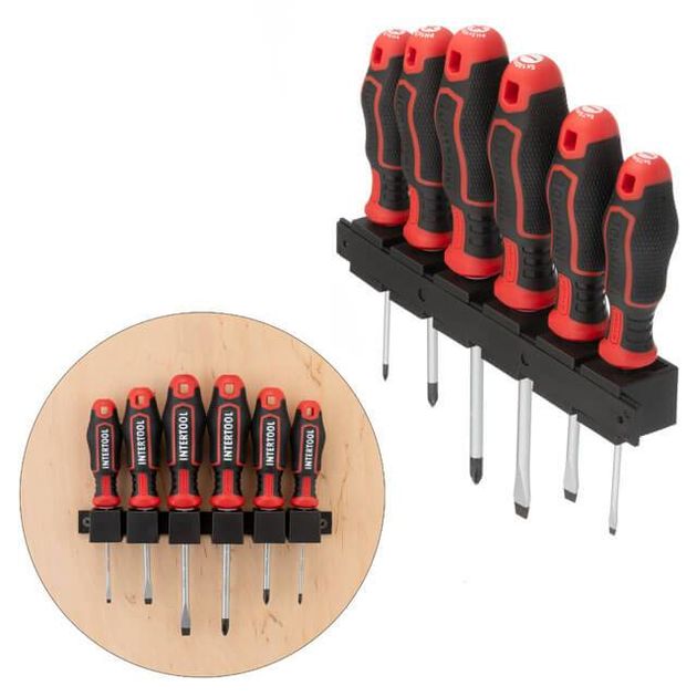 Набор отверток 6 шт (SL, PH), STORM INTERTOOL VT-3436, фото , изображение 4 | SNABZHENIE.com.ua Набор отверток 6 шт (SL, PH), STORM INTERTOOL VT-3436, фото , изображение 4 | SNABZHENIE.com.ua