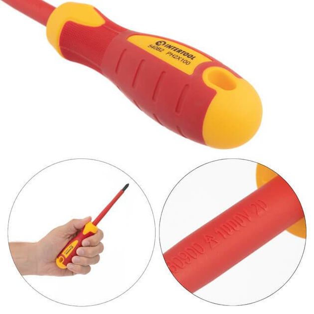 Набор изолированных отверток VDE 4 шт с индикатором, STORM INTERTOOL VT-3604, фото , изображение 5 | SNABZHENIE.com.ua