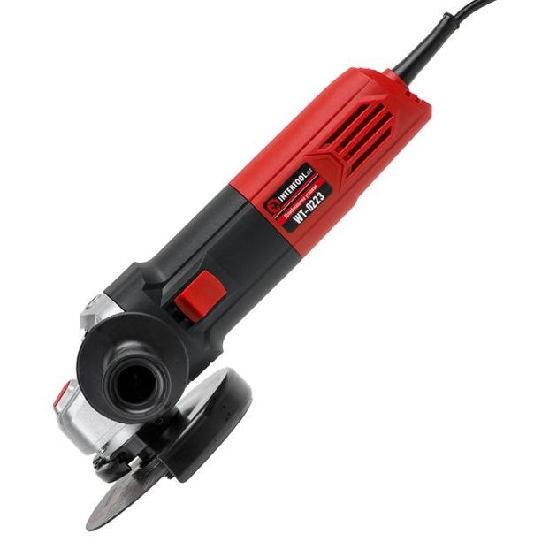 Угловая шлифмашина INTERTOOL WT-0223, 1100 Вт, диаметр круга 125 мм, регулировка оборотов 3000-12000 об/мин, фото , изображение 2 | SNABZHENIE.com.ua