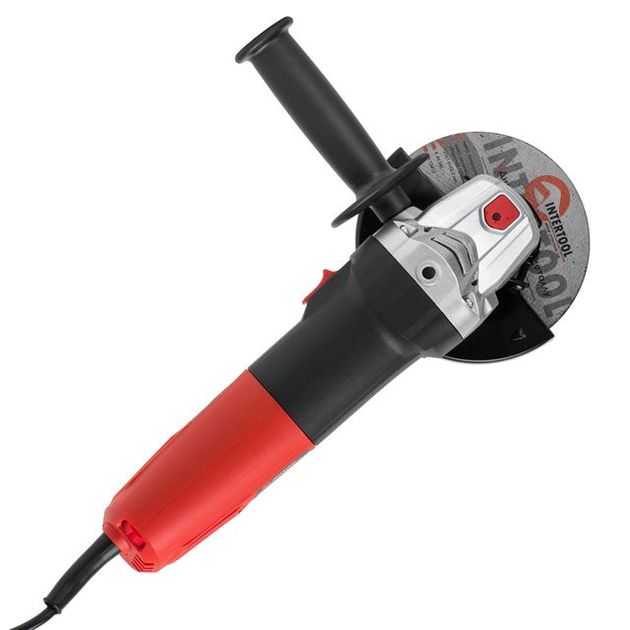Угловая шлифмашина INTERTOOL WT-0223, 1100 Вт, диаметр круга 125 мм, регулировка оборотов 3000-12000 об/мин, фото , изображение 8 | SNABZHENIE.com.ua