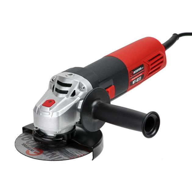 Угловая шлифмашина INTERTOOL WT-0223, 1100 Вт, диаметр круга 125 мм, регулировка оборотов 3000-12000 об/мин, фото  | SNABZHENIE.com.ua