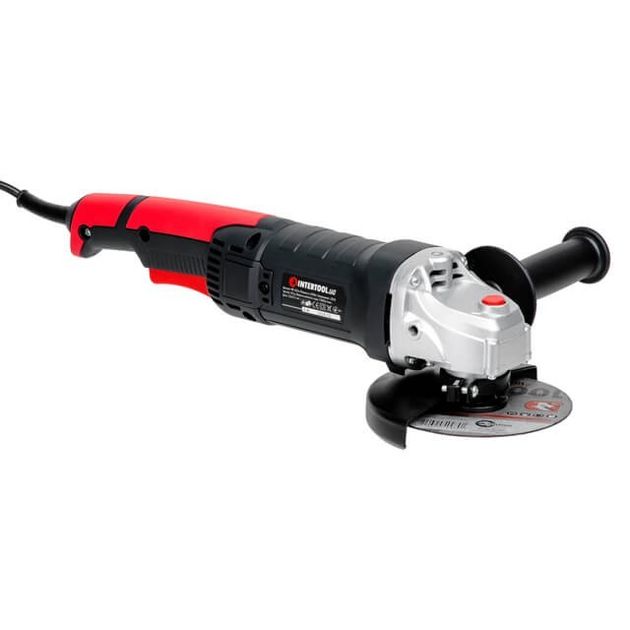 Угловая шлифмашина 1200 Вт, диаметр круга 125 мм, 11000 об/мин INTERTOOL WT-0224, фото , изображение 4 | SNABZHENIE.com.ua