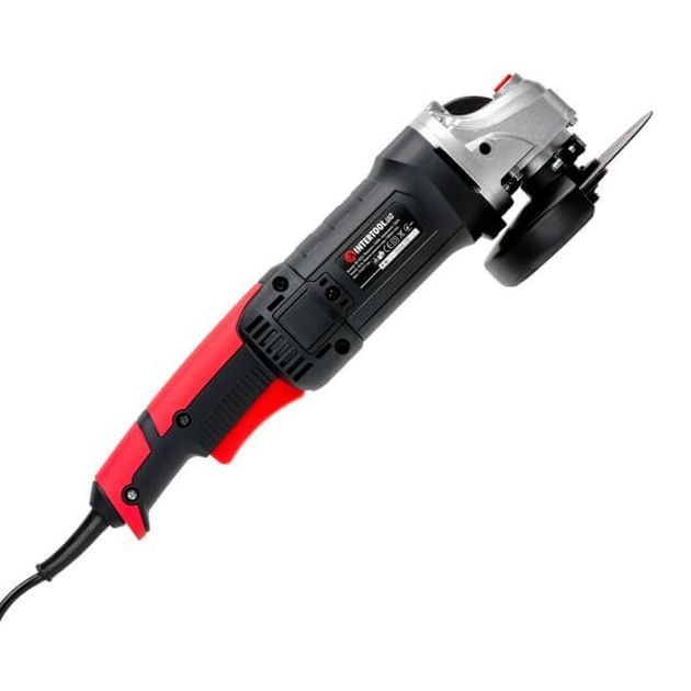 Угловая шлифмашина 1200 Вт, диаметр круга 125 мм, 11000 об/мин INTERTOOL WT-0224, фото , изображение 5 | SNABZHENIE.com.ua