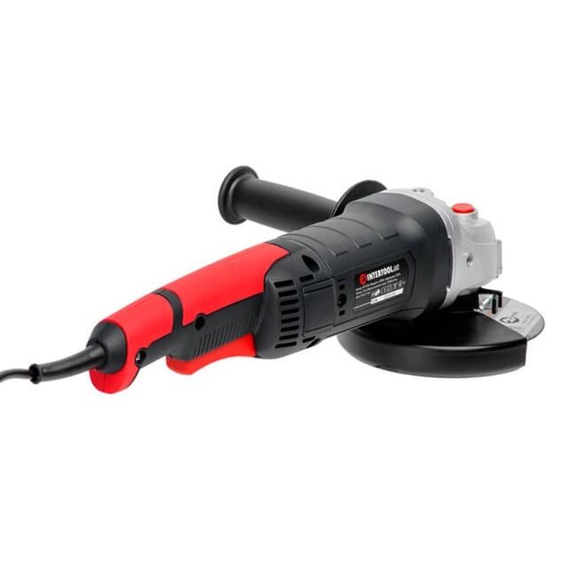 Угловая шлифмашина 1200 Вт, диаметр круга 125 мм, 11000 об/мин INTERTOOL WT-0224, фото , изображение 6 | SNABZHENIE.com.ua