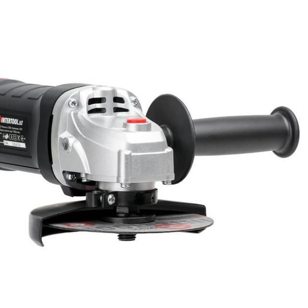 Угловая шлифмашина 1200 Вт, диаметр круга 125 мм, 11000 об/мин INTERTOOL WT-0224, фото , изображение 9 | SNABZHENIE.com.ua