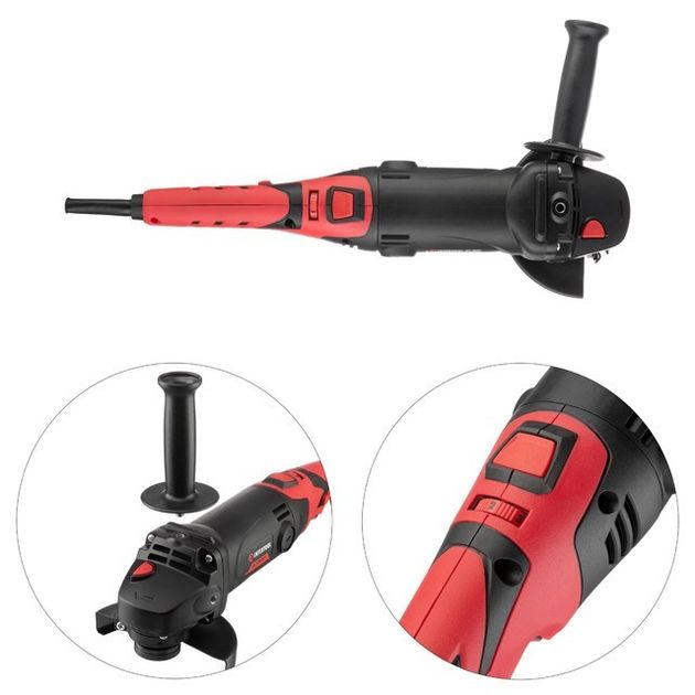 Кутова шліфмашина 1200 Вт, діаметр круга 125 мм, 5000-12000 об/хв, поворотна рукоятка INTERTOOL WT-0225, фото , зображення 4 | SNABZHENIE.com.ua Кутова шліфмашина 1200 Вт, діаметр круга 125 мм, 5000-12000 об/хв, поворотна рукоятка INTERTOOL WT-0225, фото , зображення 4 | SNABZHENIE.com.ua