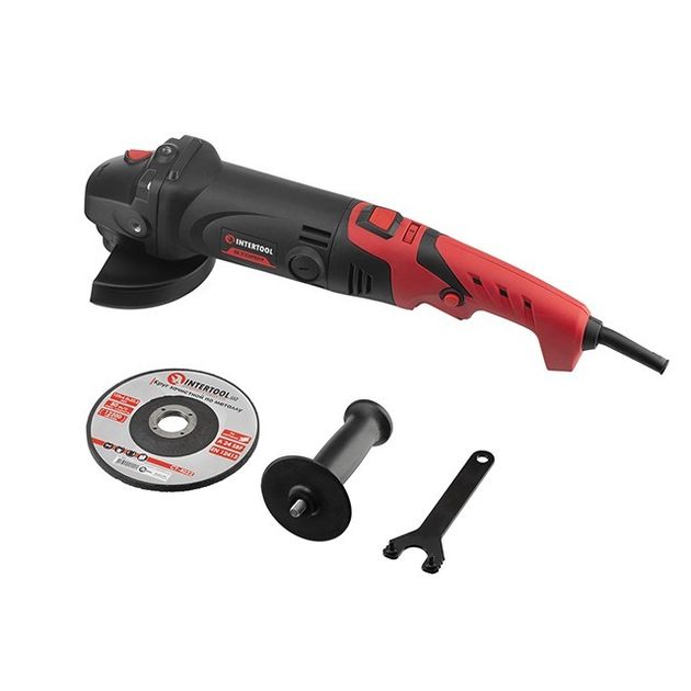 Кутова шліфмашина 1200 Вт, діаметр круга 125 мм, 5000-12000 об/хв, поворотна рукоятка INTERTOOL WT-0225, фото , зображення 7 | SNABZHENIE.com.ua Кутова шліфмашина 1200 Вт, діаметр круга 125 мм, 5000-12000 об/хв, поворотна рукоятка INTERTOOL WT-0225, фото , зображення 7 | SNABZHENIE.com.ua