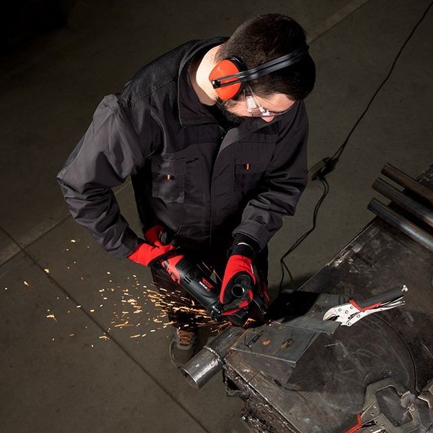 Кутова шліфмашина 1200 Вт, діаметр круга 125 мм, 5000-12000 об/хв, поворотна рукоятка INTERTOOL WT-0225, фото , зображення 8 | SNABZHENIE.com.ua Кутова шліфмашина 1200 Вт, діаметр круга 125 мм, 5000-12000 об/хв, поворотна рукоятка INTERTOOL WT-0225, фото , зображення 8 | SNABZHENIE.com.ua