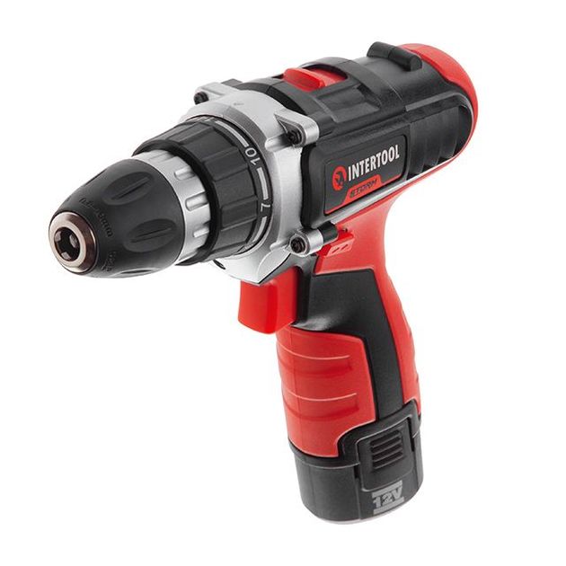 Дрель-шуруповерт аккумуляторная INTERTOOL WT-0321, фото  | SNABZHENIE.com.ua