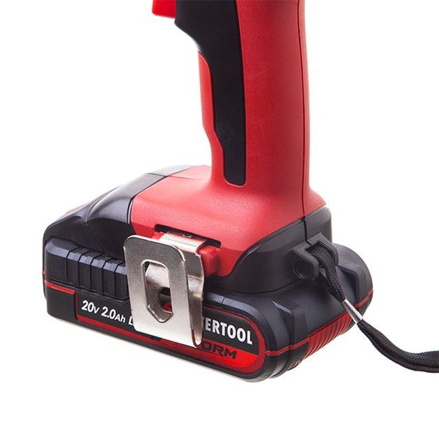 Аккумуляторная дрель-шуруповерт INTERTOOL WT-0328 20 В, 35 Нм, 0-400/0-1500 об/мин, 0,8-10 мм, литий-ион, 2x2.0 Ач, ЗУ, кейс, фото , изображение 8 | SNABZHENIE.com.ua