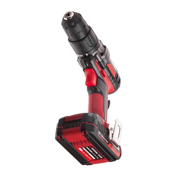 Аккумуляторная дрель-шуруповерт INTERTOOL WT-0328 20 В, 35 Нм, 0-400/0-1500 об/мин, 0,8-10 мм, литий-ион, 2x2.0 Ач, ЗУ, кейс, фото , изображение 9 | SNABZHENIE.com.ua