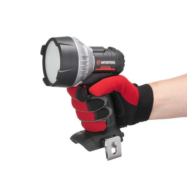 Ліхтар акумуляторний 20 В, LED, 10 Вт, 500/1000 лм, без ЗУ та АКБ INTERTOOL WT-0348, фото , зображення 8 | SNABZHENIE.com.ua