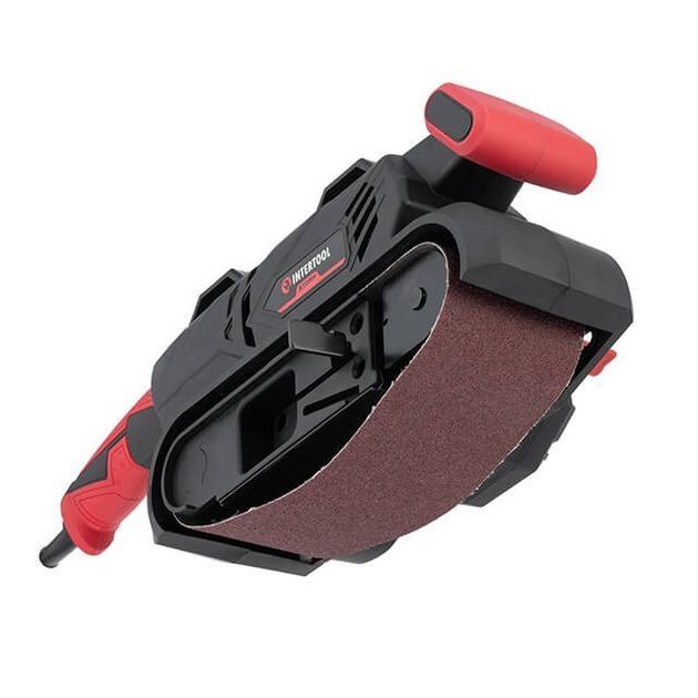 Шлифмашина ленточная 900 Вт, 200-400 м/мин, 76*533 мм INTERTOOL WT-0531, фото , изображение 9 | SNABZHENIE.com.ua Шлифмашина ленточная 900 Вт, 200-400 м/мин, 76*533 мм INTERTOOL WT-0531, фото , изображение 9 | SNABZHENIE.com.ua