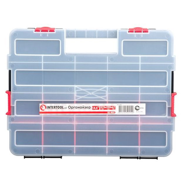 Органайзер для инструментов INTERTOOL BX-4021, 14,5” 375*280*67 мм, фото  | SNABZHENIE.com.ua