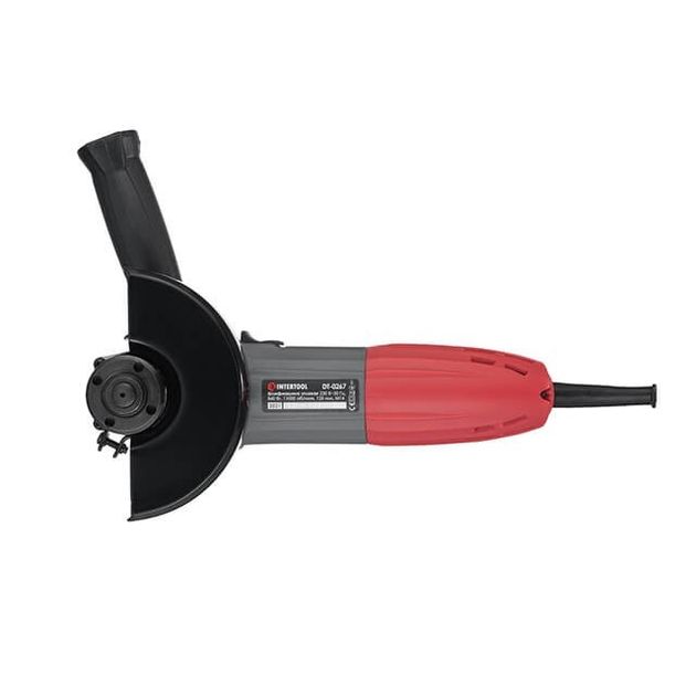 Угловая шлифмашина 860 Вт, 11000 об/мин, диаметр круга 125 мм INTERTOOL DT-0267, фото , изображение 2 | SNABZHENIE.com.ua