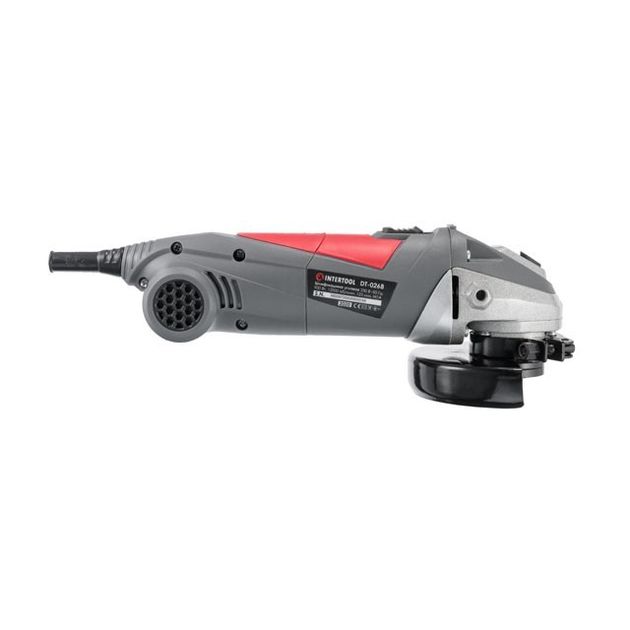 Угловая шлифмашина 900 Вт, 12000 об/мин, диаметр круга 125 мм INTERTOOL DT-0268, фото , изображение 4 | SNABZHENIE.com.ua