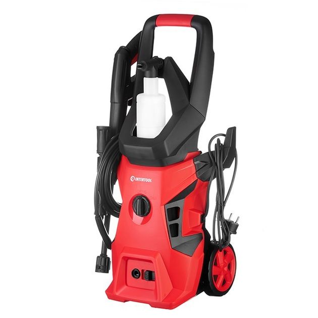 Мийка високого тиску 1600Вт, ном. 6 л/хв, макс. 7 л/хв, 90-130бар INTERTOOL DT-1515, фото  | SNABZHENIE.com.ua
