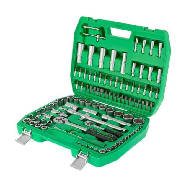 Набор инструментов INTERTOOL ET-6108SP, 108 ед. 1/2 & 1/4, фото  | SNABZHENIE.com.ua