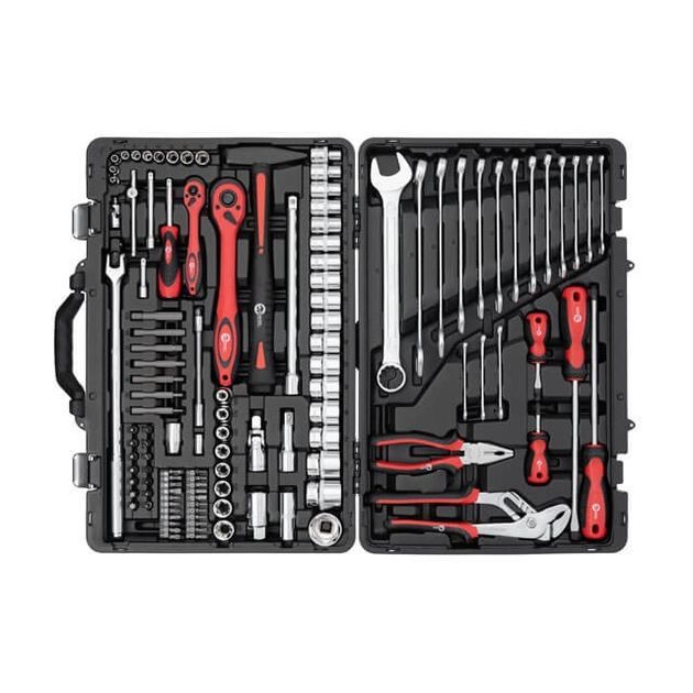 Профессиональный набор инструментов 1/4" & 1/2", 119 ед. INTERTOOL ET-7119, фото , зображення 2 | SNABZHENIE.com.ua