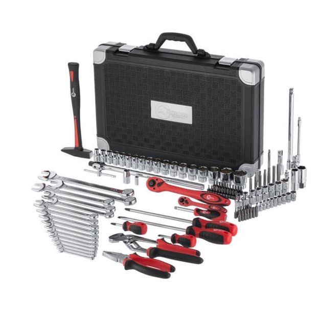 Профессиональный набор инструментов 1/4" & 1/2", 119 ед. INTERTOOL ET-7119, фото , зображення 3 | SNABZHENIE.com.ua