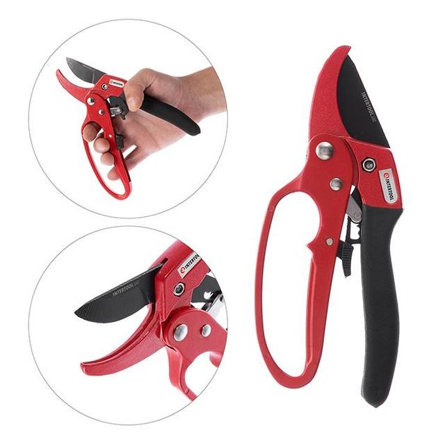 Секатор 200 мм INTERTOOL FT-1005, фото , зображення 4 | SNABZHENIE.com.ua Секатор 200 мм INTERTOOL FT-1005, фото , зображення 4 | SNABZHENIE.com.ua